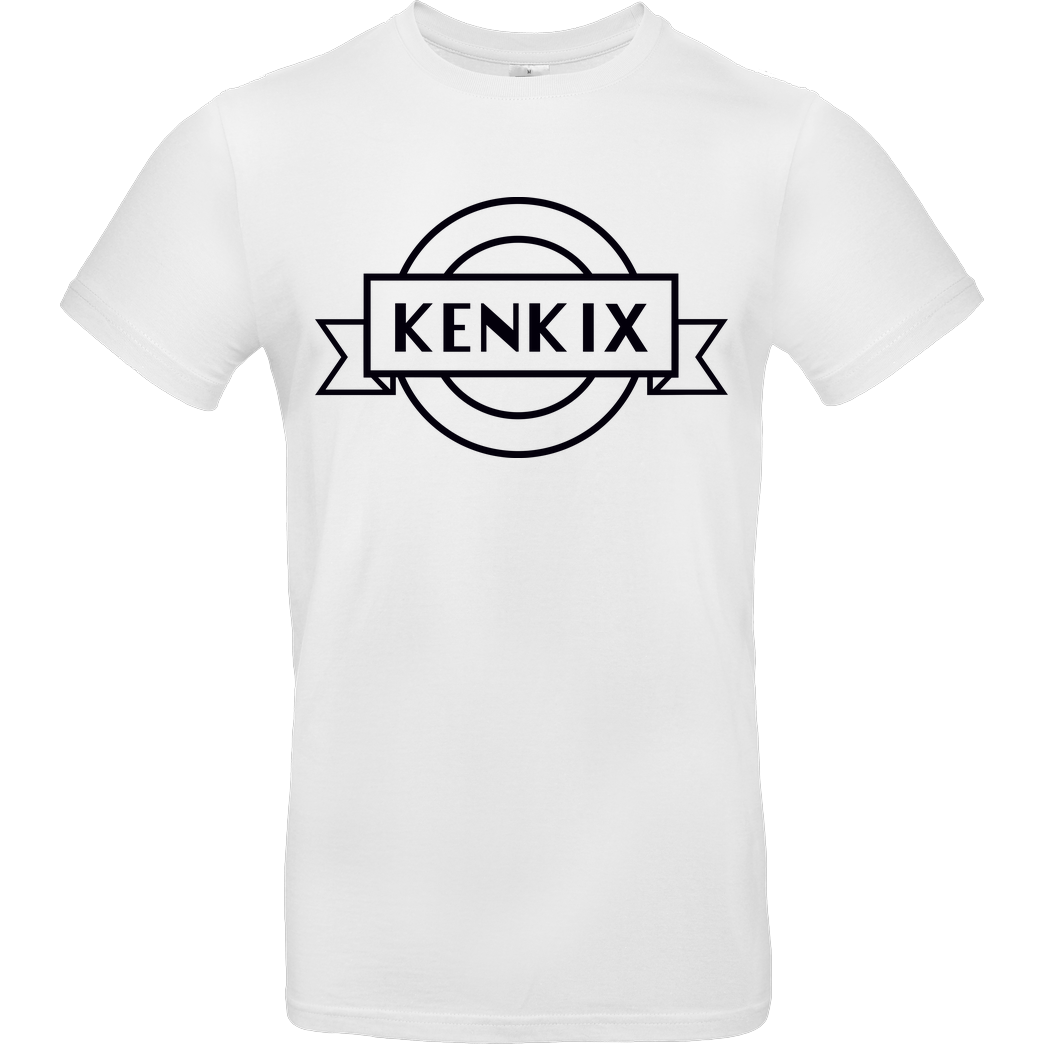 KenkiX KenkiX - Logo T-Shirt B&C EXACT 190 - Weiß