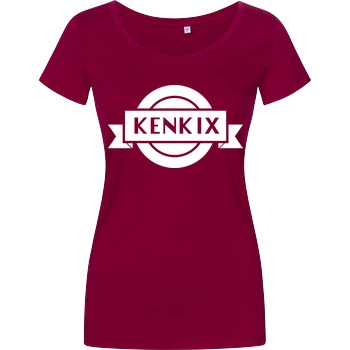KenkiX KenkiX - Logo T-Shirt Damenshirt berry
