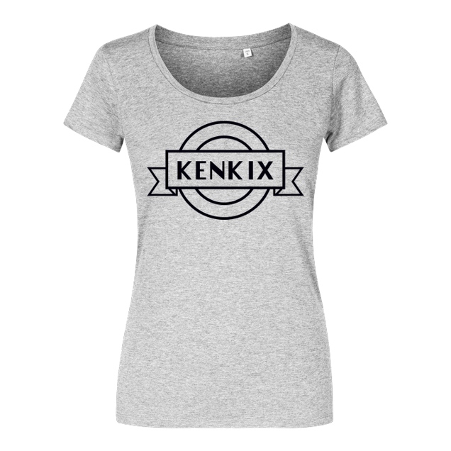 KenkiX - KenkiX - Logo - T-Shirt - Damenshirt heather grey