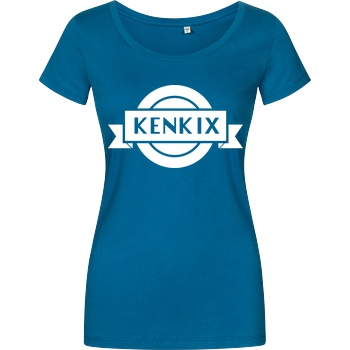 KenkiX KenkiX - Logo T-Shirt Damenshirt petrol