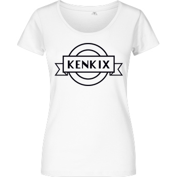 KenkiX KenkiX - Logo T-Shirt Damenshirt weiss