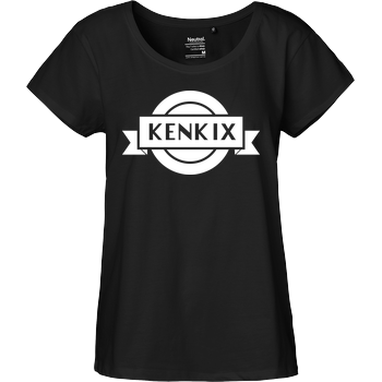 KenkiX - Logo Fairtrade Loose Fit Girlie - schwarz