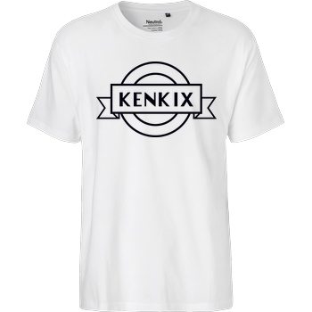 KenkiX KenkiX - Logo T-Shirt Fairtrade T-Shirt - weiß
