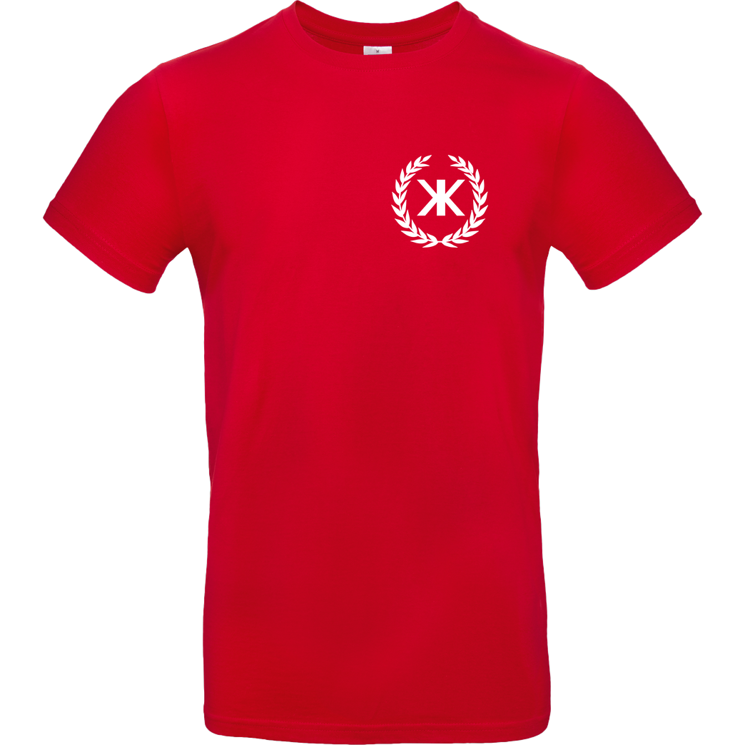 KenkiX KenkiX - Pocket Logo T-Shirt B&C EXACT 190 - Rot