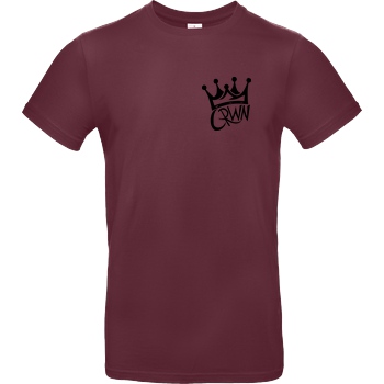 KillaPvP KillaPvP - Crown T-Shirt B&C EXACT 190 - Bordeaux