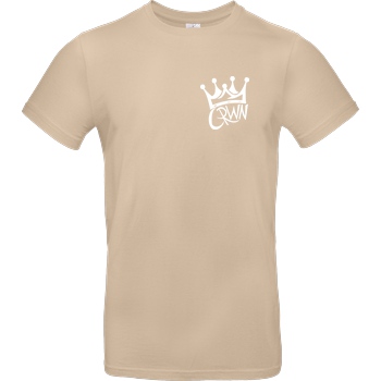 KillaPvP KillaPvP - Crown T-Shirt B&C EXACT 190 - Sand