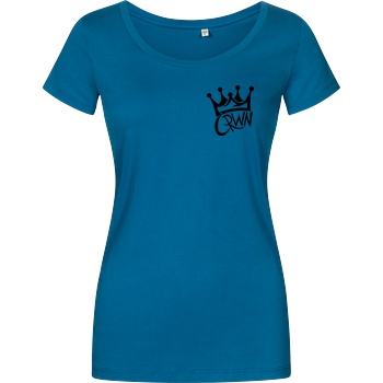 KillaPvP KillaPvP - Crown T-Shirt Damenshirt petrol