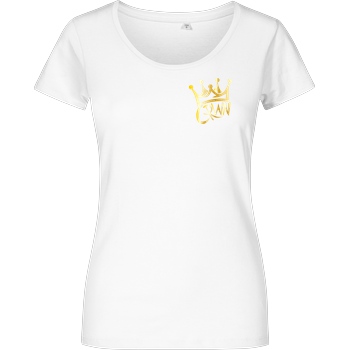 KillaPvP KillaPvP - Crown T-Shirt Damenshirt weiss