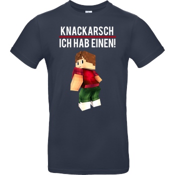 KillaPvP KillaPvP - Knackarsch T-Shirt B&C EXACT 190 - Navy