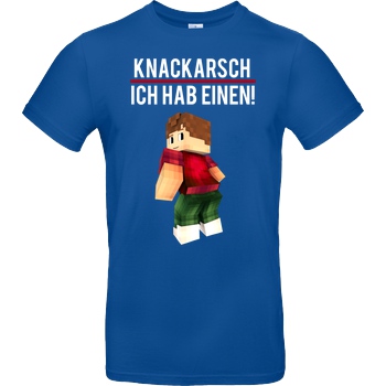 KillaPvP KillaPvP - Knackarsch T-Shirt B&C EXACT 190 - Royal