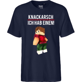 KillaPvP KillaPvP - Knackarsch T-Shirt Fairtrade T-Shirt - navy