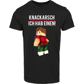 KillaPvP KillaPvP - Knackarsch T-Shirt Hausmarke T-Shirt  - Schwarz