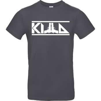 KillaPvP KillaPvP - Logo T-Shirt B&C EXACT 190 - Dark Grey