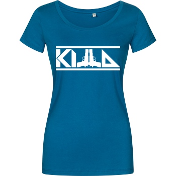 KillaPvP KillaPvP - Logo T-Shirt Damenshirt petrol