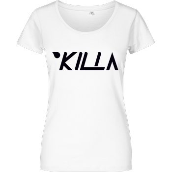 KillaPvP KillaPvP - Logo T-Shirt Damenshirt weiss