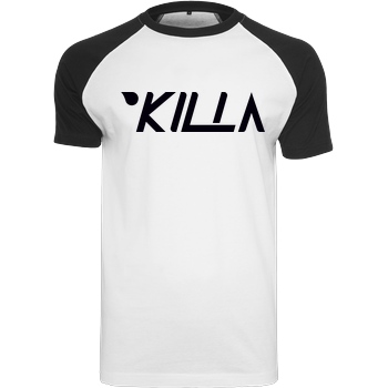 KillaPvP KillaPvP - Logo T-Shirt Raglan-Shirt weiß