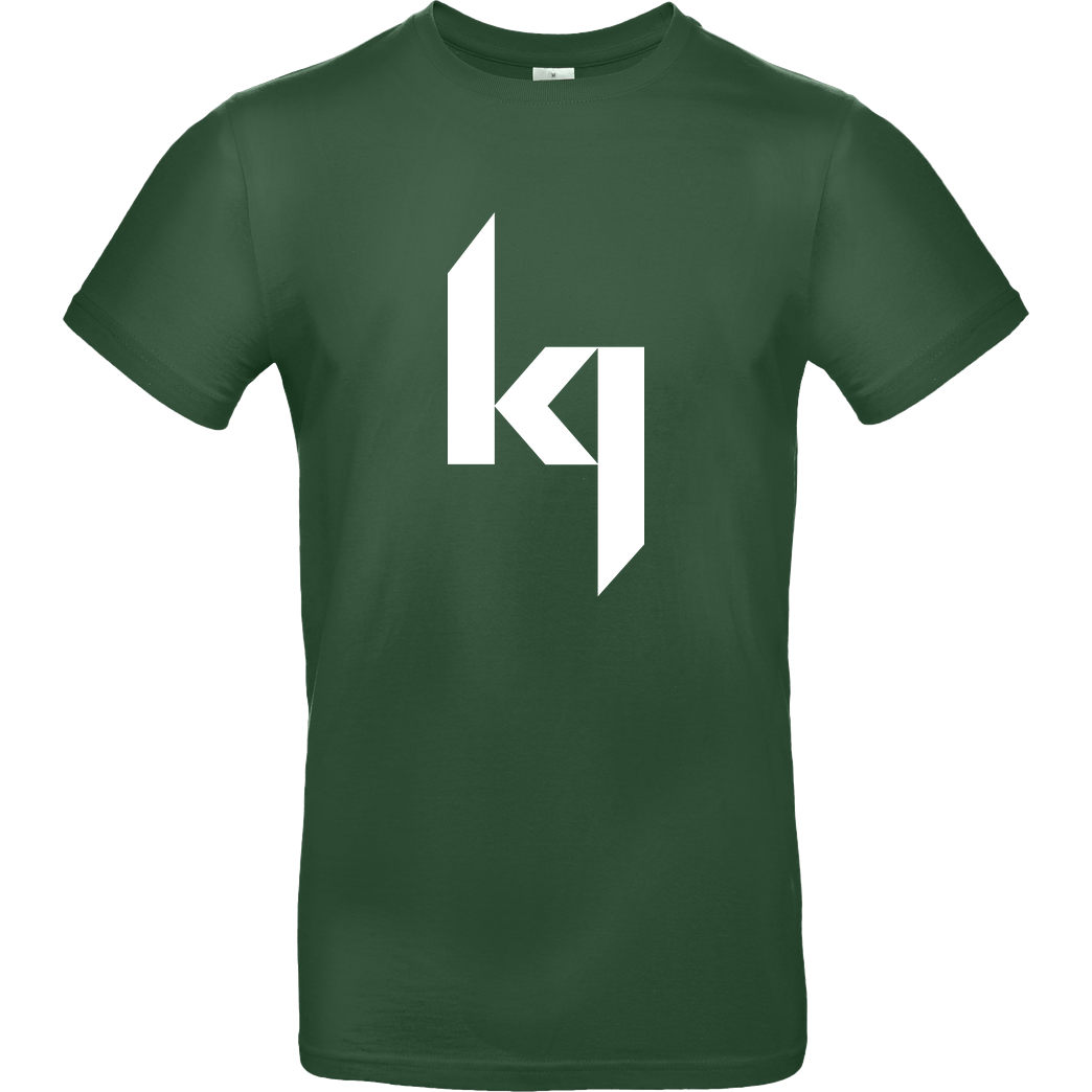 Kjunge Kjunge - Logo T-Shirt B&C EXACT 190 - Flaschengrün
