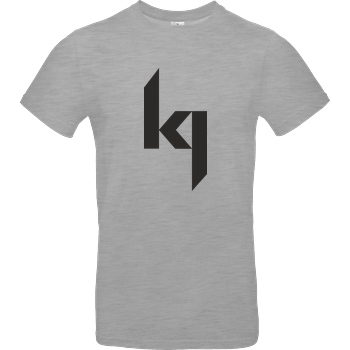 Kjunge Kjunge - Logo T-Shirt B&C EXACT 190 - heather grey