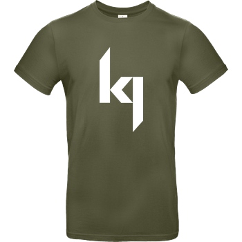 Kjunge Kjunge - Logo T-Shirt B&C EXACT 190 - Khaki