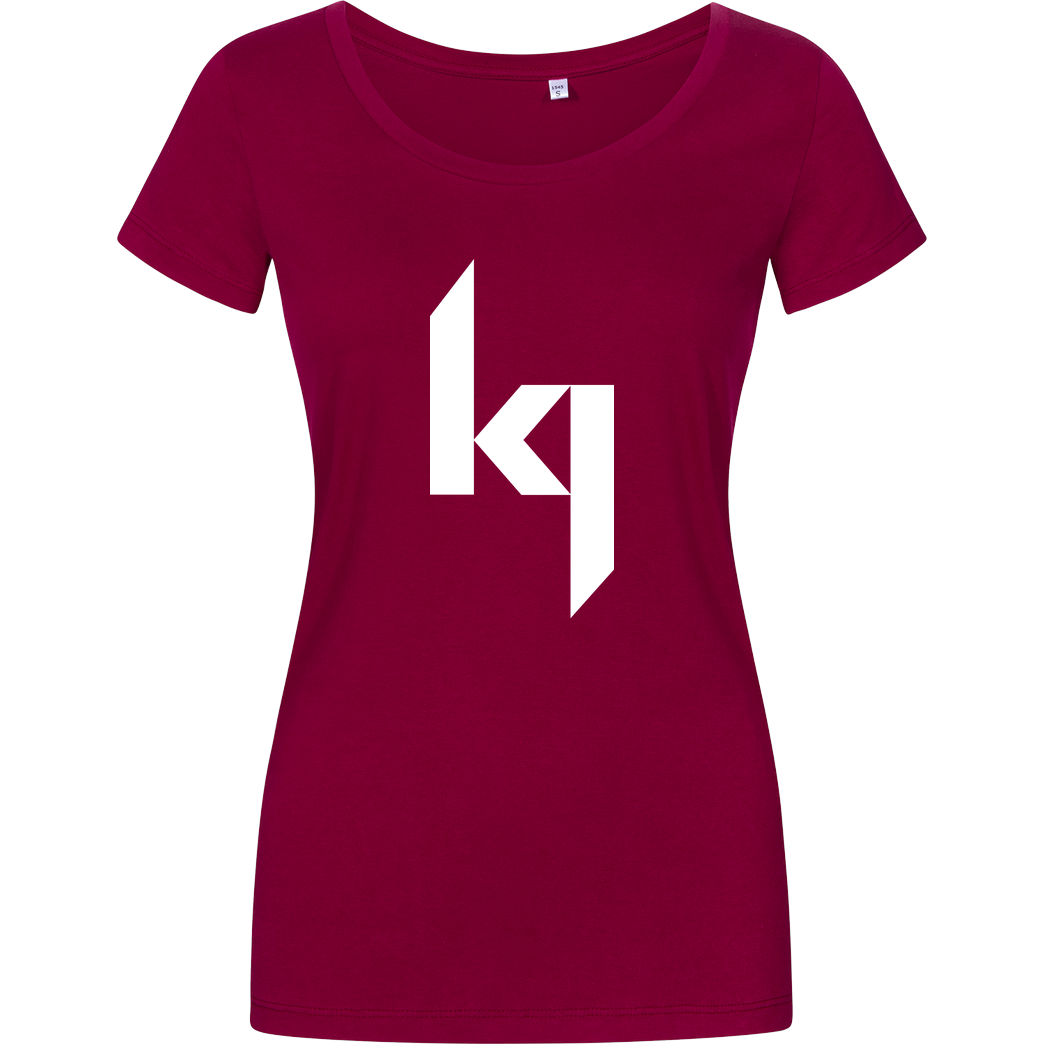 Kjunge Kjunge - Logo T-Shirt Damenshirt berry