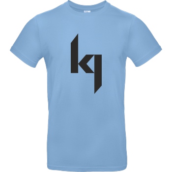 Kjunge Kjunge - Logo T-Shirt B&C EXACT 190 - Hellblau