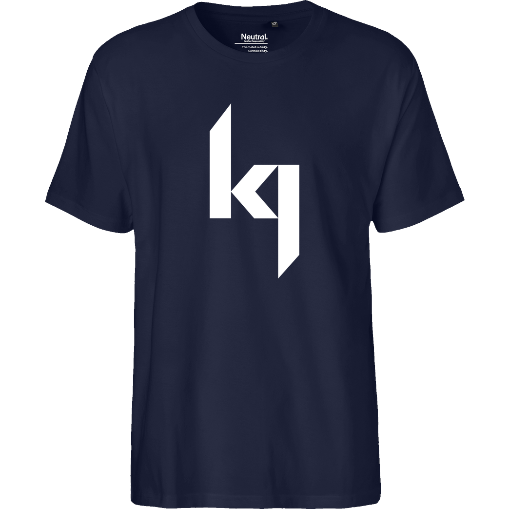 Kjunge Kjunge - Logo T-Shirt Fairtrade T-Shirt - navy