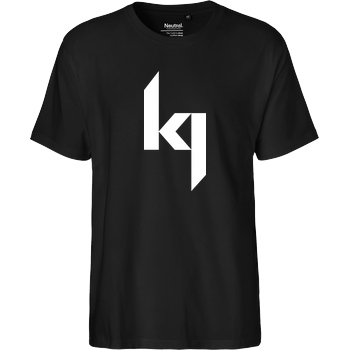 Kjunge Kjunge - Logo T-Shirt Fairtrade T-Shirt - schwarz