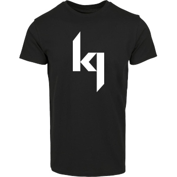 Kjunge Kjunge - Logo T-Shirt Hausmarke T-Shirt  - Schwarz