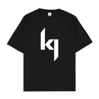 Kjunge Kjunge - Logo T-Shirt Oversize T-Shirt - Schwarz
