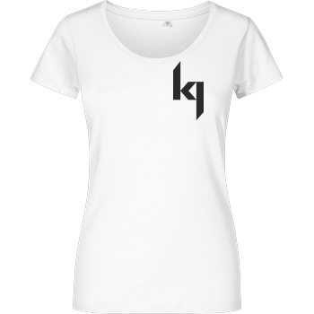 Kjunge Kjunge - Small Logo T-Shirt Damenshirt weiss