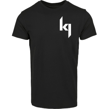 Kjunge Kjunge - Small Logo T-Shirt Hausmarke T-Shirt  - Schwarz