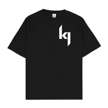 Kjunge Kjunge - Small Logo T-Shirt Oversize T-Shirt - Schwarz