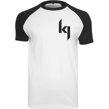 Kjunge - Small Logo Raglan-Shirt weiß