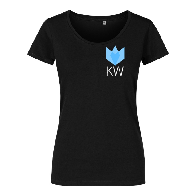 KLAERWERK Community - Klaerwerk Community - KW - T-Shirt - Damenshirt schwarz