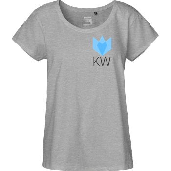 KLAERWERK Community Klaerwerk Community - KW T-Shirt Fairtrade Loose Fit Girlie - heather grey
