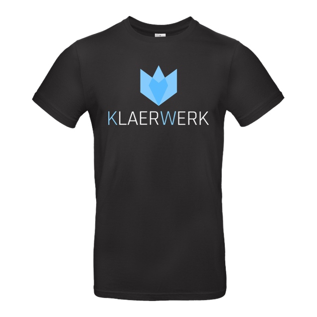 KLAERWERK Community - Klaerwerk Community - Logo - T-Shirt - B&C EXACT 190 - Schwarz