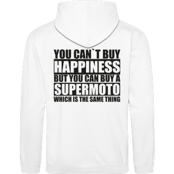 Knallgaskevin KnallgasKevin - Supermoto Happiness Sweatshirt JH Hoodie - Weiß