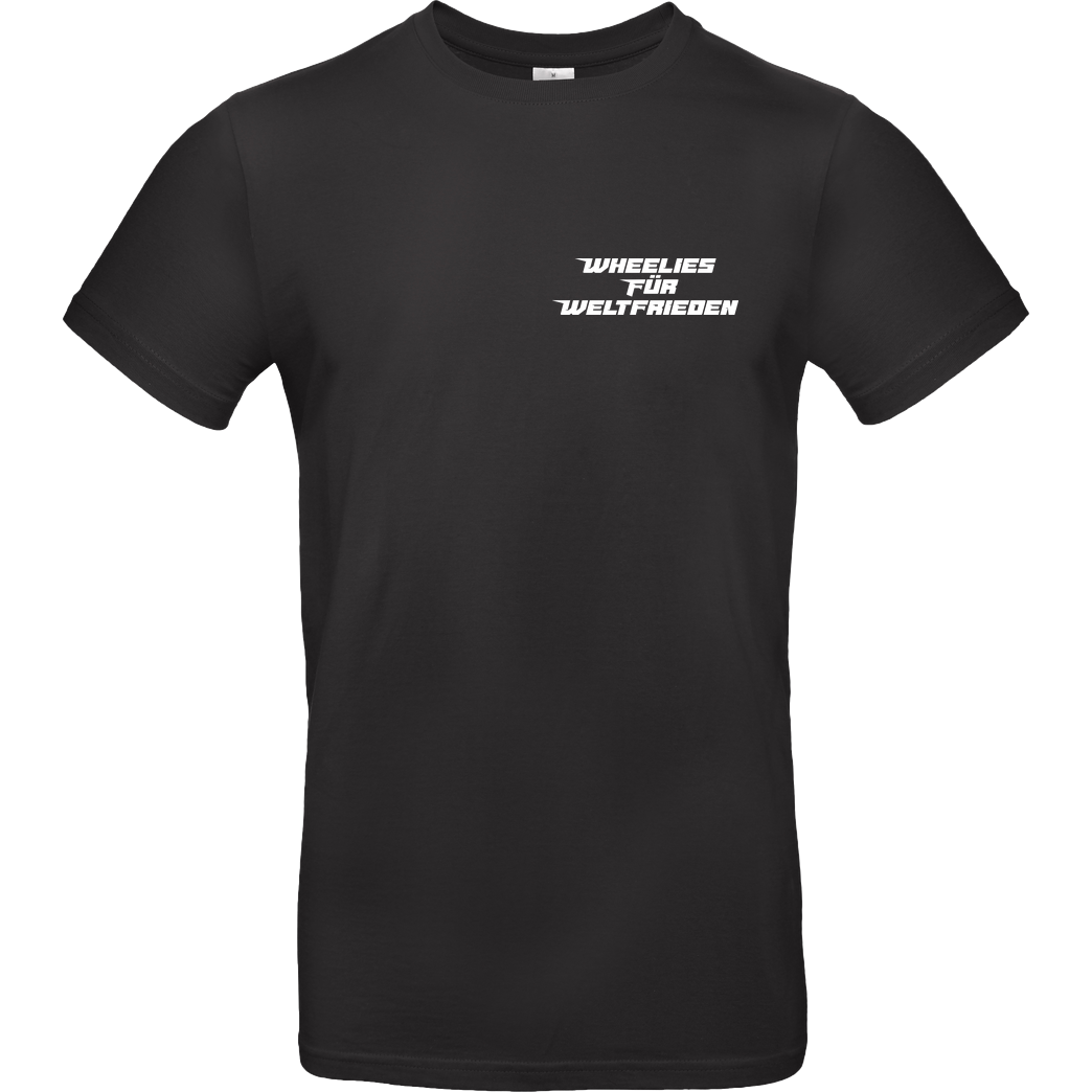 Knallgaskevin KnallgasKevin - WHEELIES T-Shirt B&C EXACT 190 - Schwarz