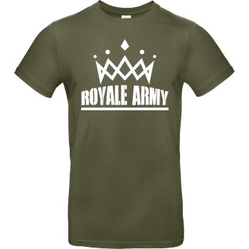 Krench Royale Krench - Royale Army T-Shirt B&C EXACT 190 - Khaki