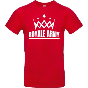 Krench Royale Krench - Royale Army T-Shirt B&C EXACT 190 - Rot