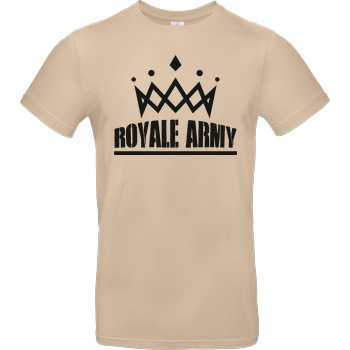 Krench Royale Krench - Royale Army T-Shirt B&C EXACT 190 - Sand