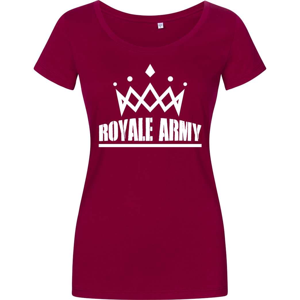 Krench Royale Krench - Royale Army T-Shirt Damenshirt berry