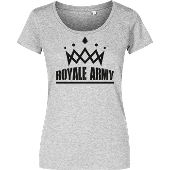 Krench Royale Krench - Royale Army T-Shirt Damenshirt heather grey