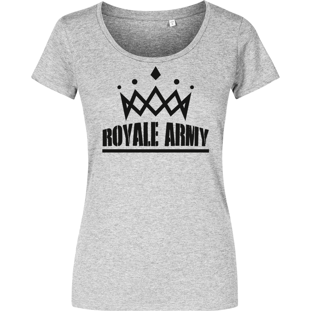 Krench Royale Krench - Royale Army T-Shirt Damenshirt heather grey