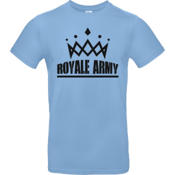 Krench Royale Krench - Royale Army T-Shirt B&C EXACT 190 - Hellblau