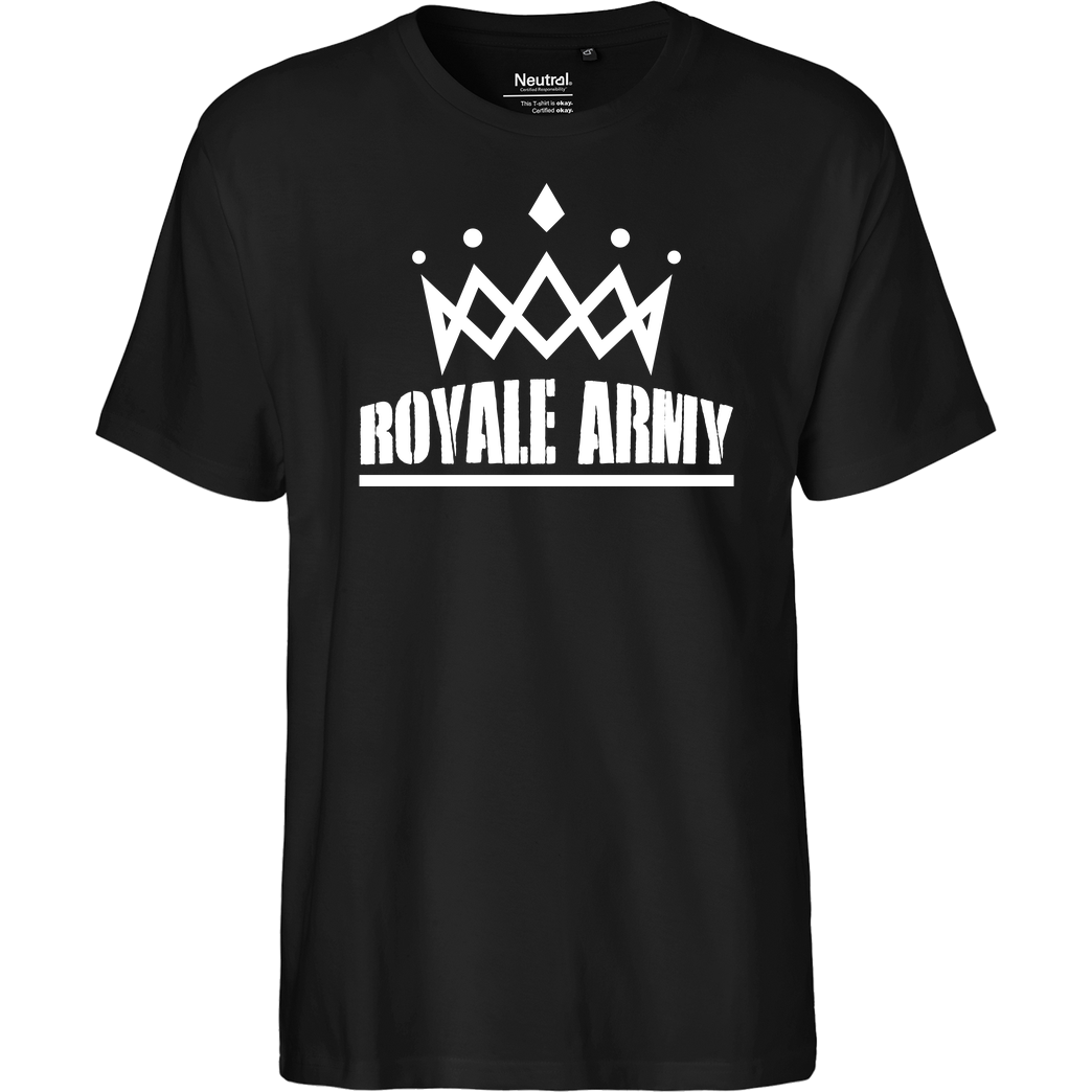 Krench Royale Krench - Royale Army T-Shirt Fairtrade T-Shirt - schwarz
