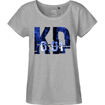 Krench Royale Krencho - Blue Matter T-Shirt Fairtrade Loose Fit Girlie - heather grey
