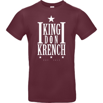 Krench Royale Krencho - Don Krench T-Shirt B&C EXACT 190 - Bordeaux