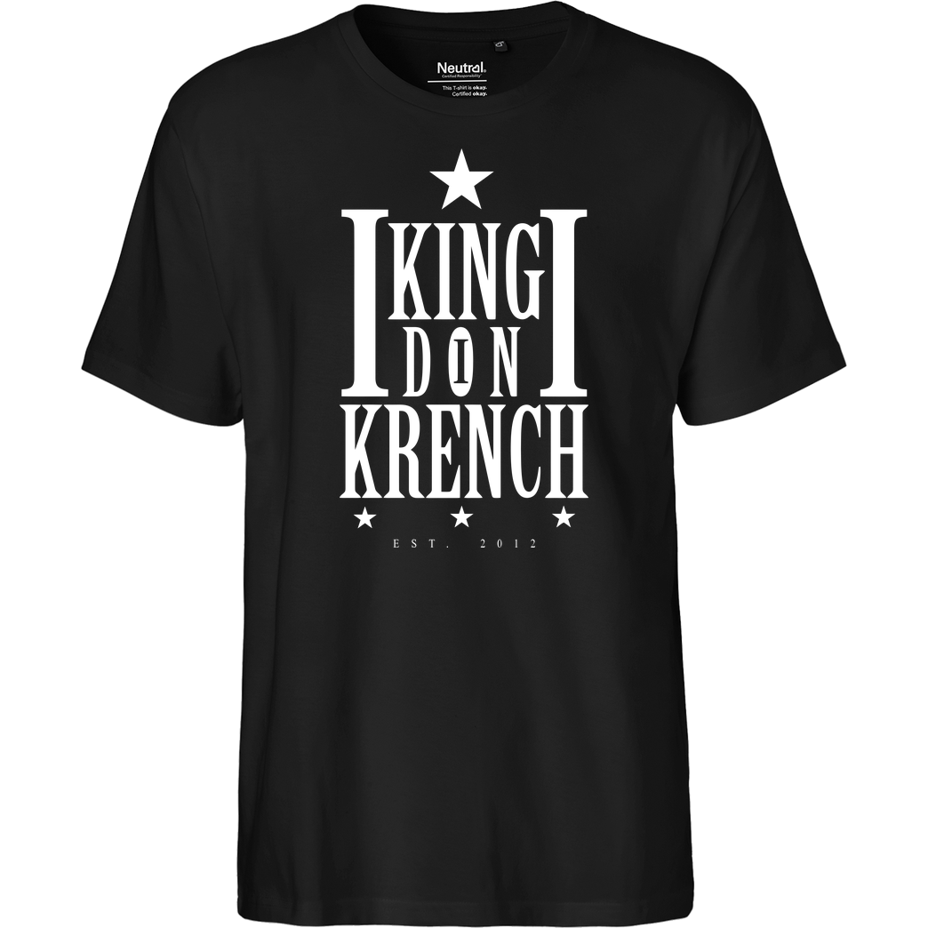 Krench Royale Krencho - Don Krench T-Shirt Fairtrade T-Shirt - schwarz