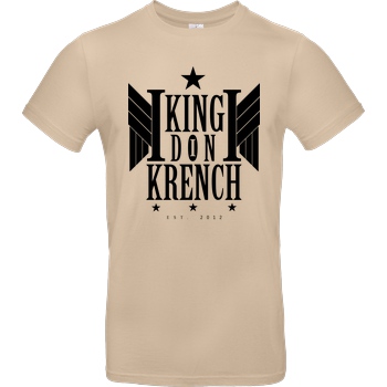Krench Royale Krencho - Don Krench Wings T-Shirt B&C EXACT 190 - Sand